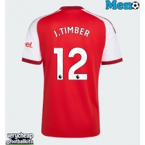 Arsenal Jurrien Timber #12 Replica Home Shirt 2026-27 Short Sleeve